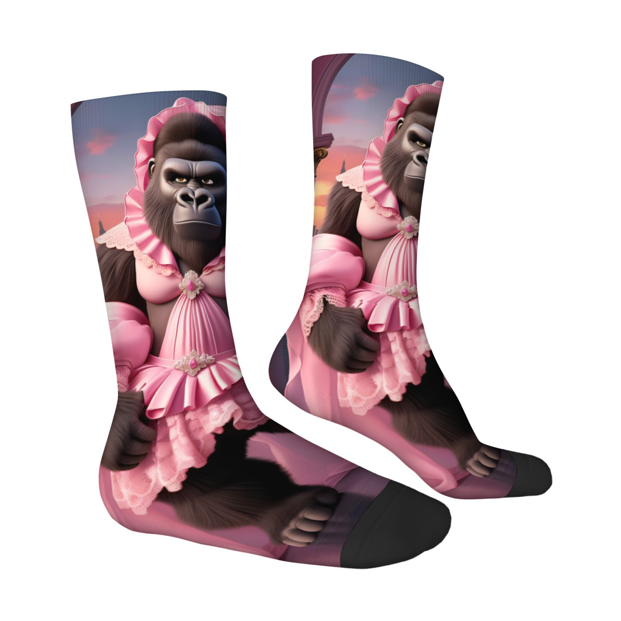 Pink Skirt with Gorilla-themed – Quirky Street Fashion Bewertung und Preis