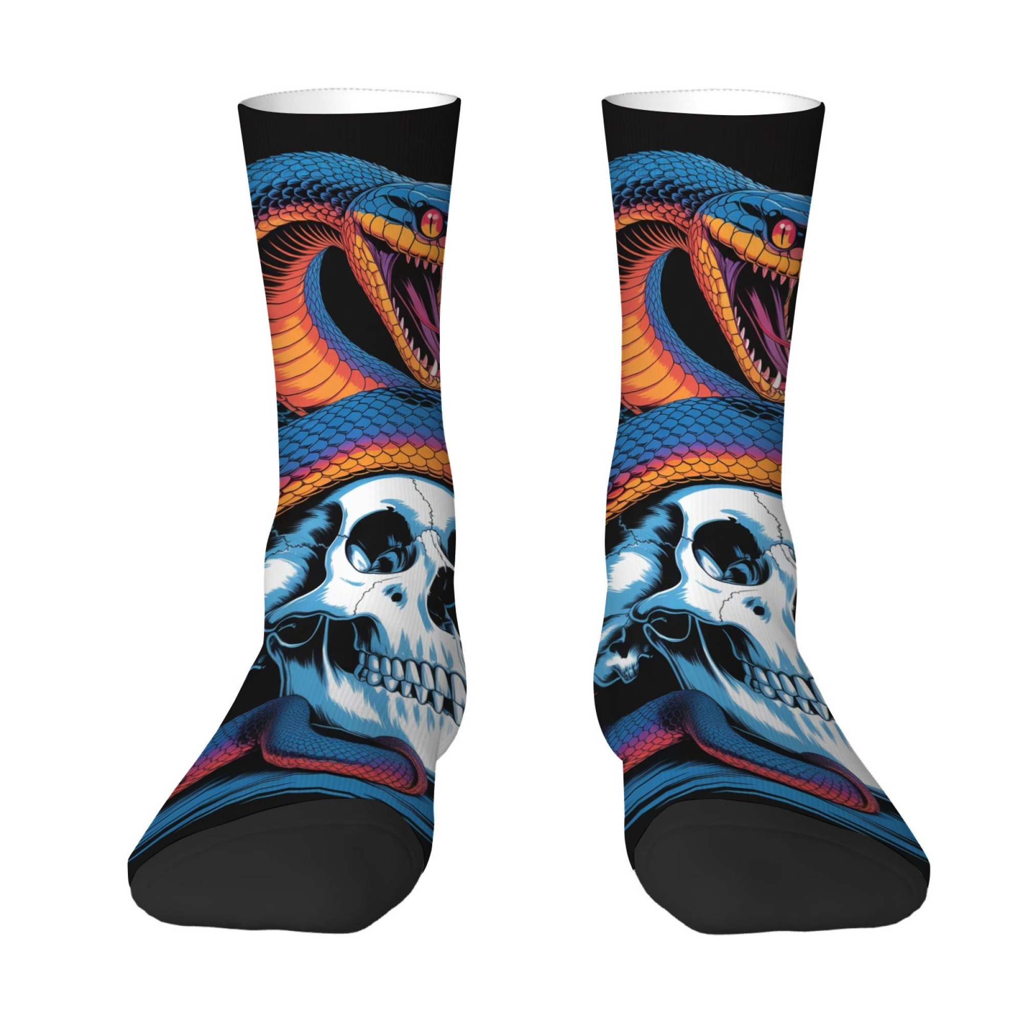 Skull Cobra Retro Comic Socks  – Street Fashion Style Youtube Bewertung und Preis