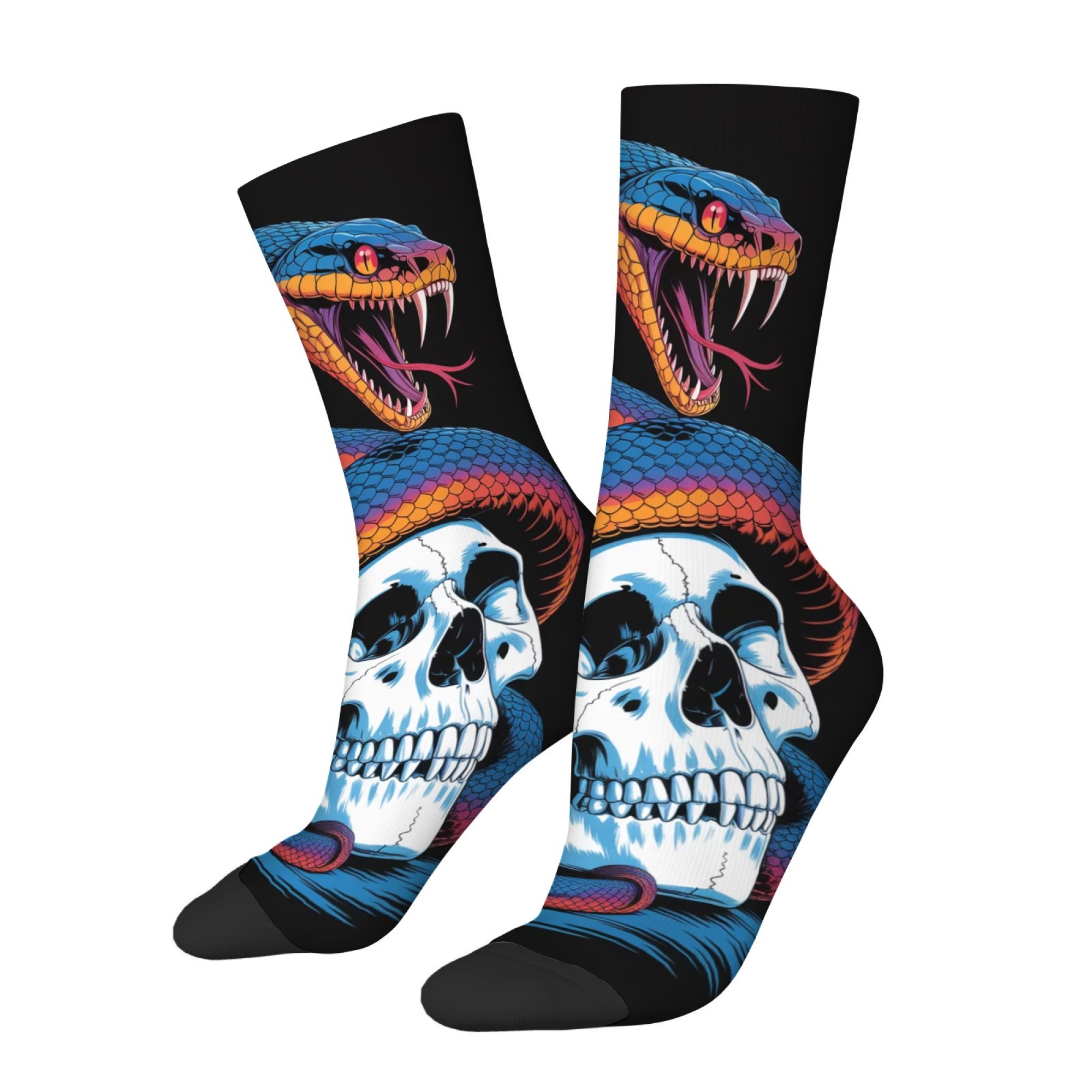 Skull Cobra Retro Comic Socks  – Street Fashion Style Youtube Bewertung und Preis