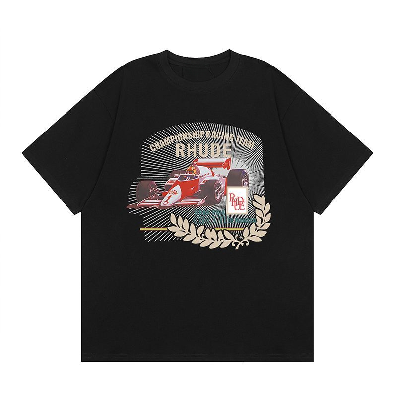 Rhu Printed De Short-sleeved T – Street Fashion Brand Logo Bewertung und Preis