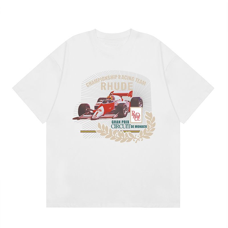Rhu Printed De Short-sleeved T – Street Fashion Brand Logo Bewertung und Preis